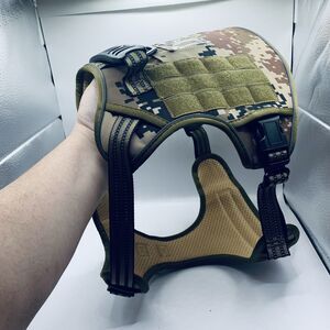 Tactical Dog Harness Camo With Molly Straps And Handle Sz Med NEW NO TAGS